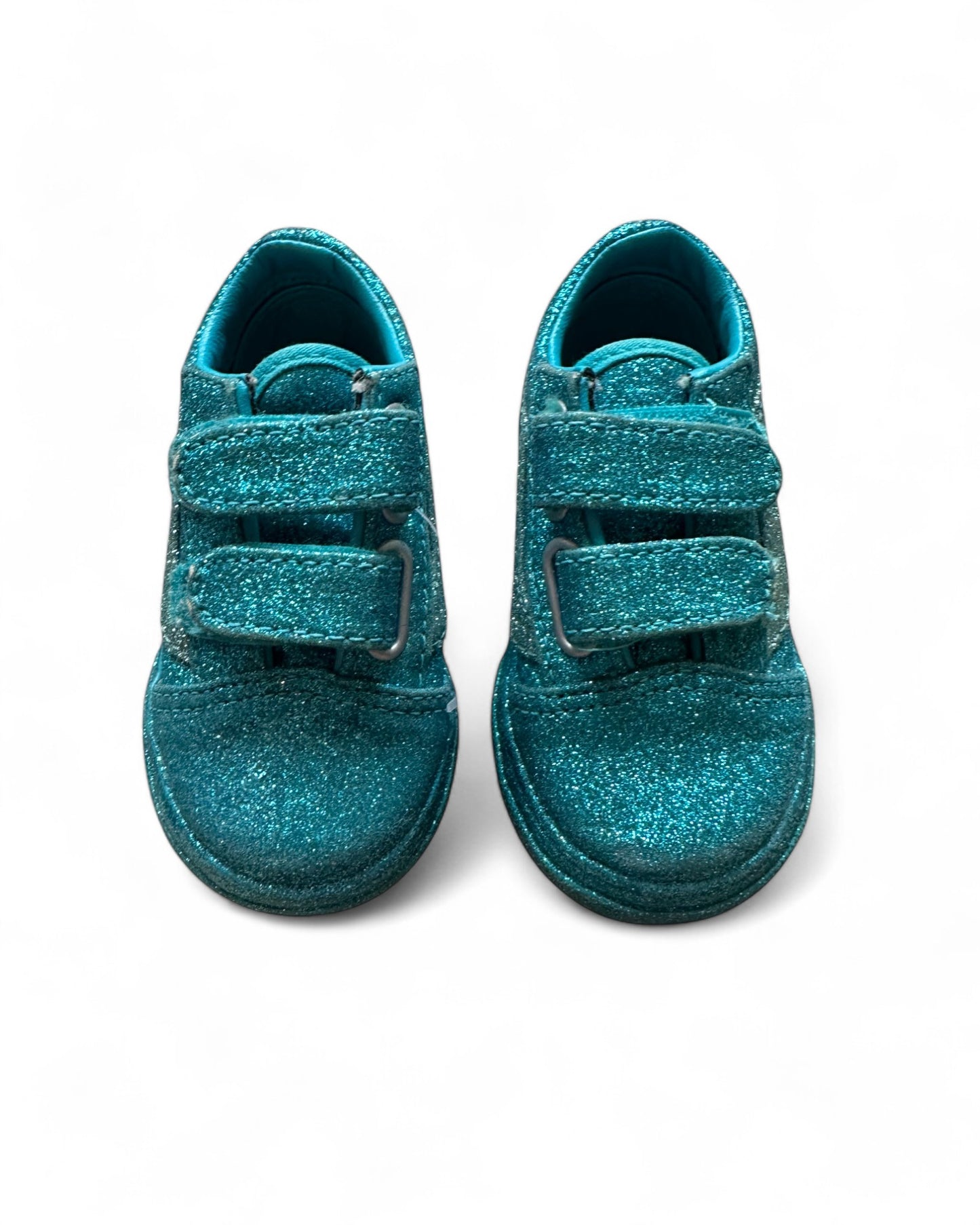 Vans x Opening Ceremony Old Skool V toddler trainers in blue glitter (UK3/5/EU19)