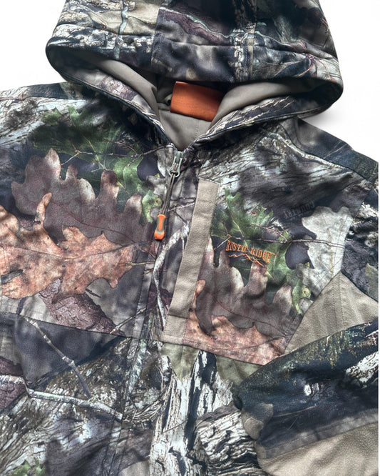Rustic Ridge realtree camo print hooded kids bomber jacket