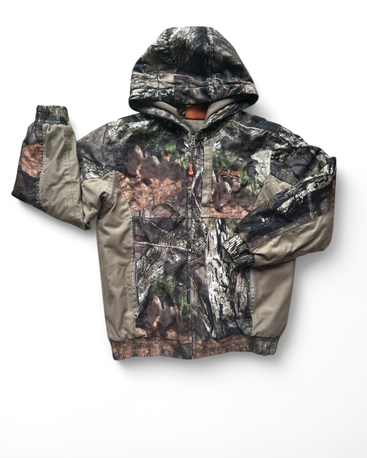 Rustic Ridge realtree camo print hooded kids bomber jacket