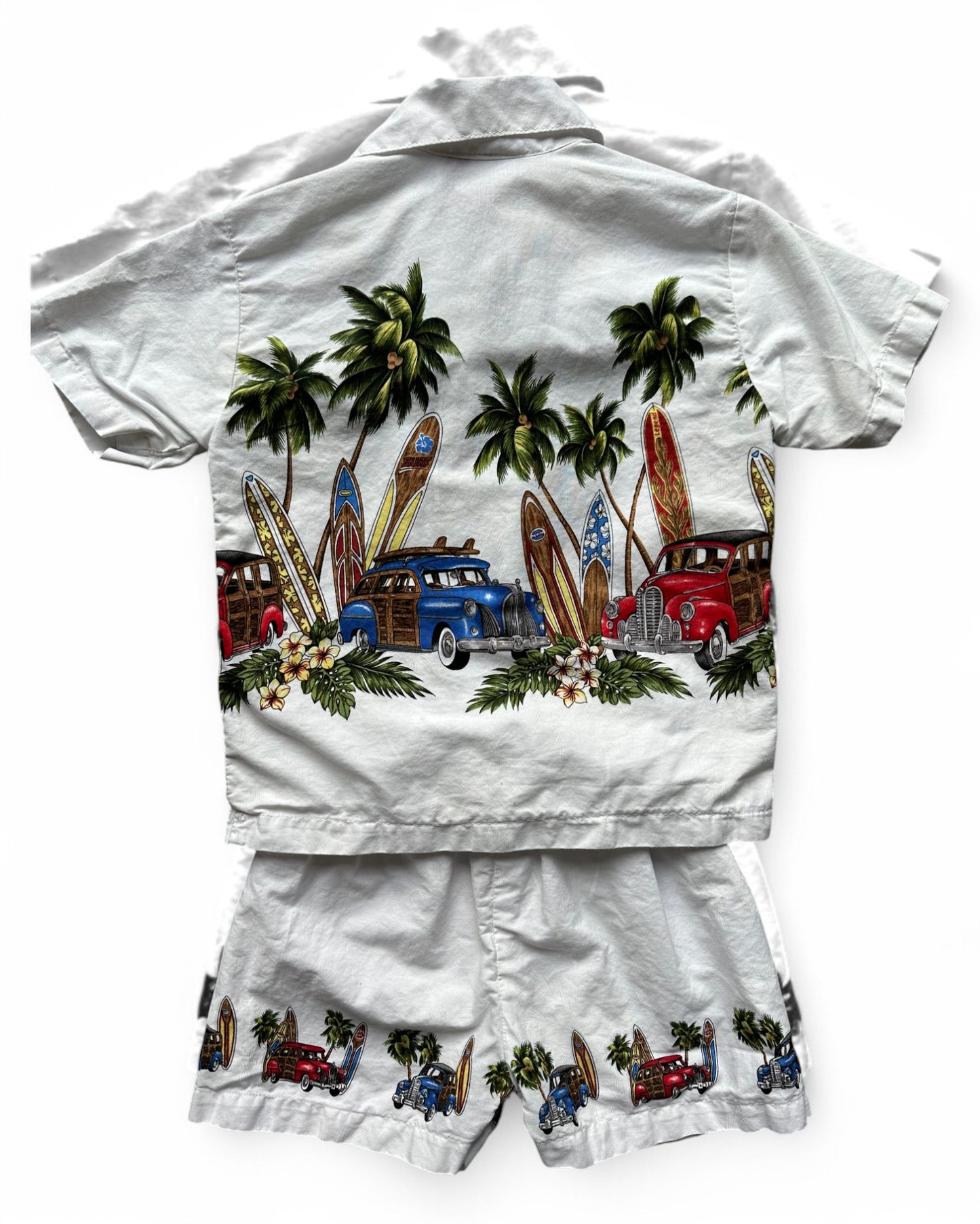 Pacific Legend Hawaiian print 2 piece set