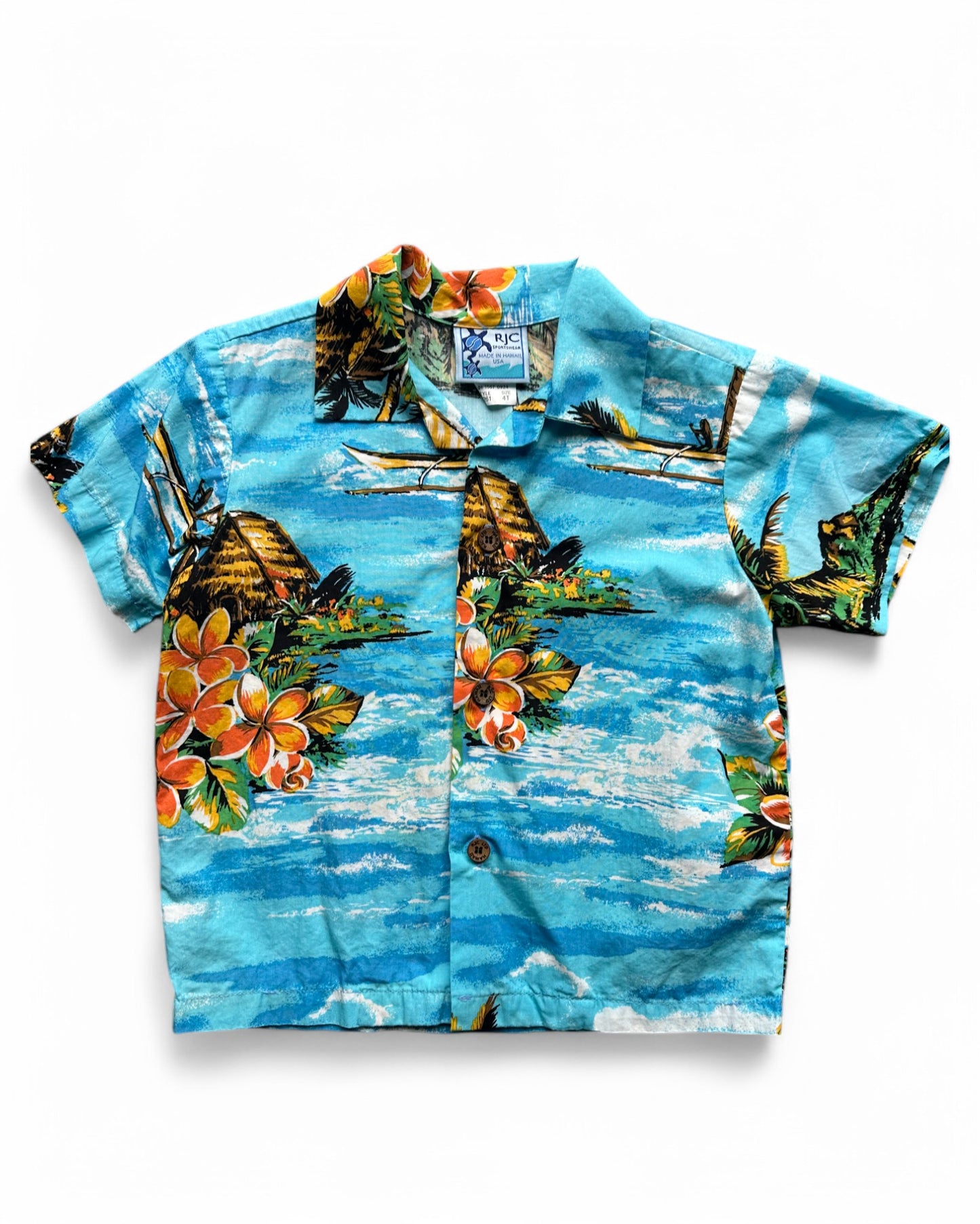Vintage RJC Sportswear Hawaiian print shirt