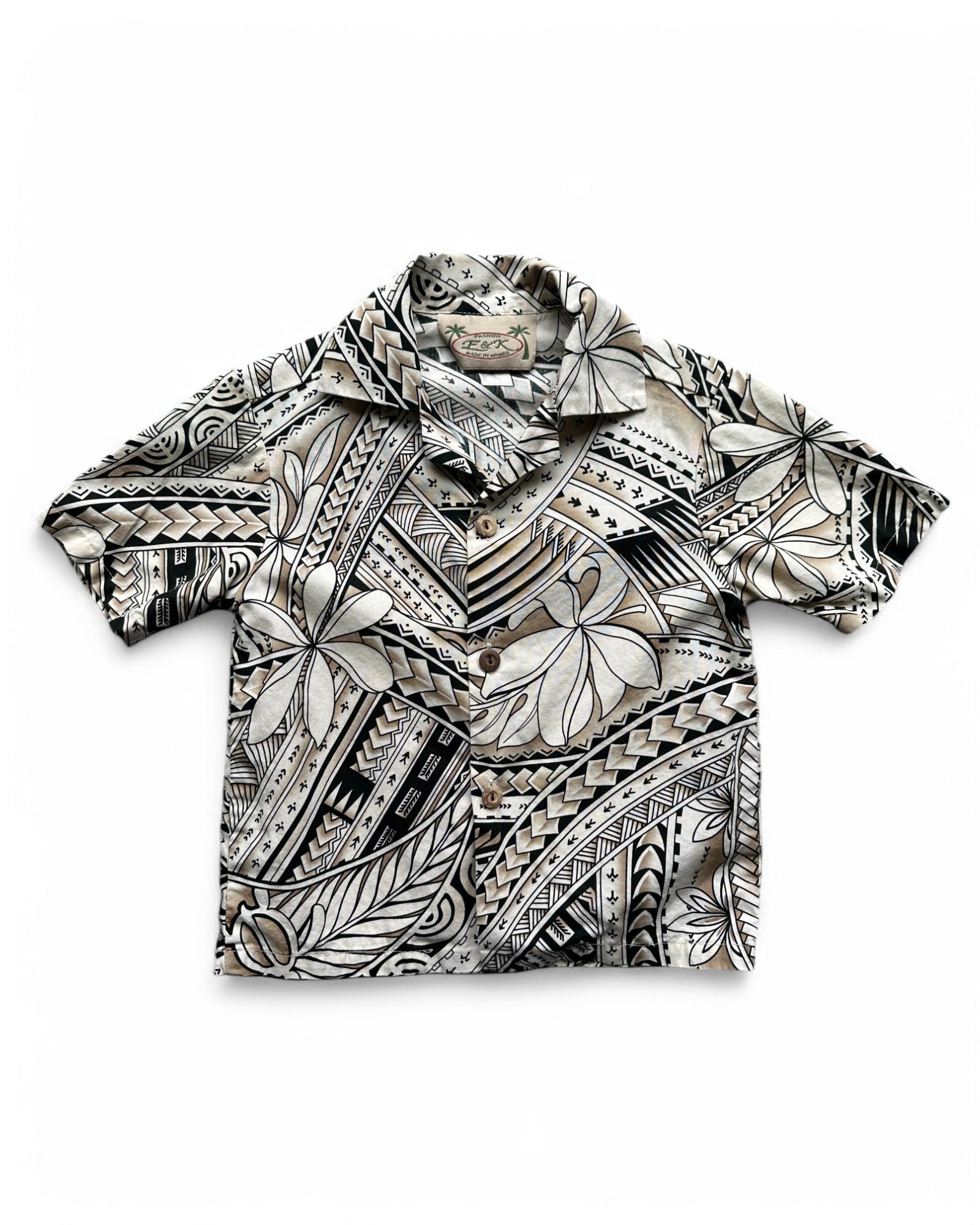 Vintage 90s F&K Hawaii printed shirt