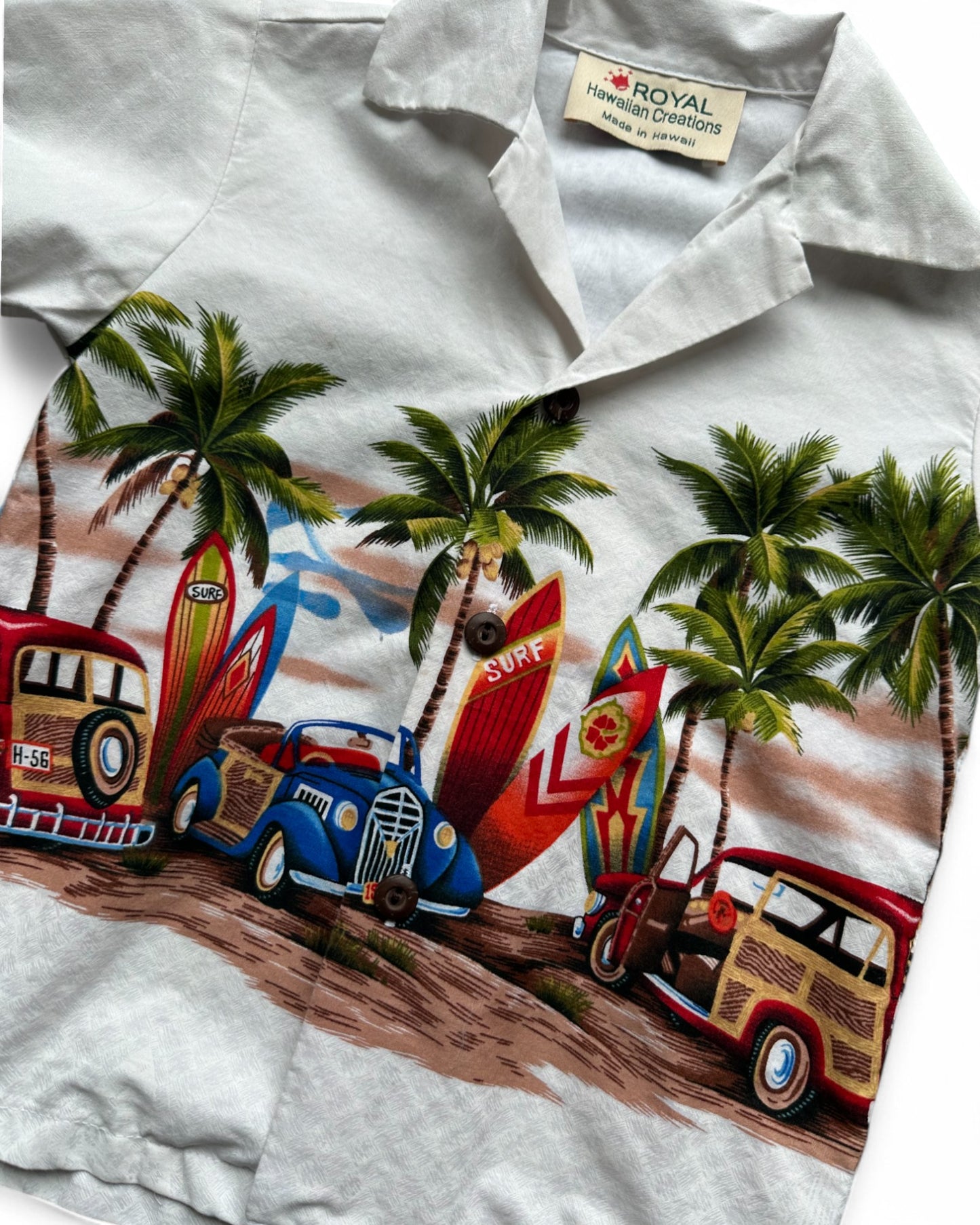 Vintage 90's Royal Hawaii printed kids shirt