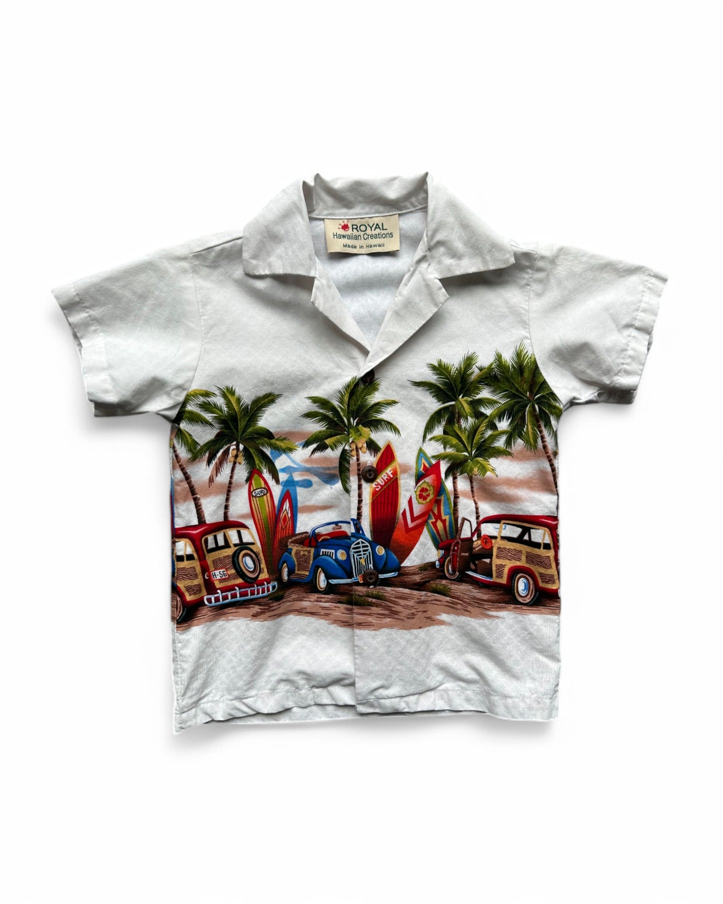 Vintage 90's Royal Hawaii printed kids shirt