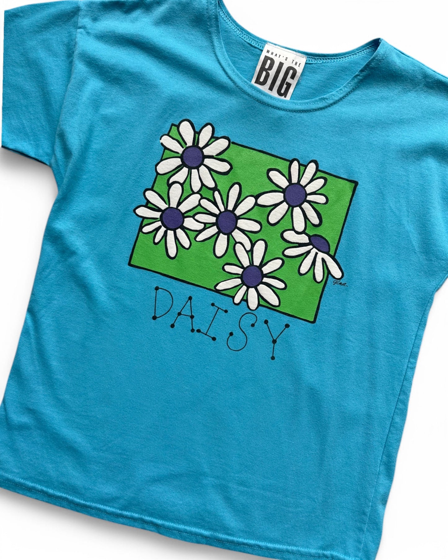 Vintage 90s Big Ideas Daisy print kids t shirt