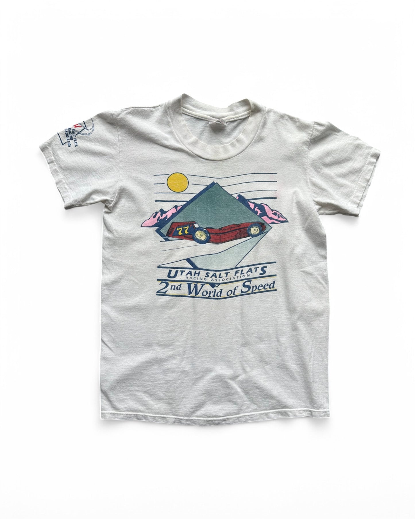 Vintage 90's Stedman Super Hi Cru Utah Salt flats kids t shirt