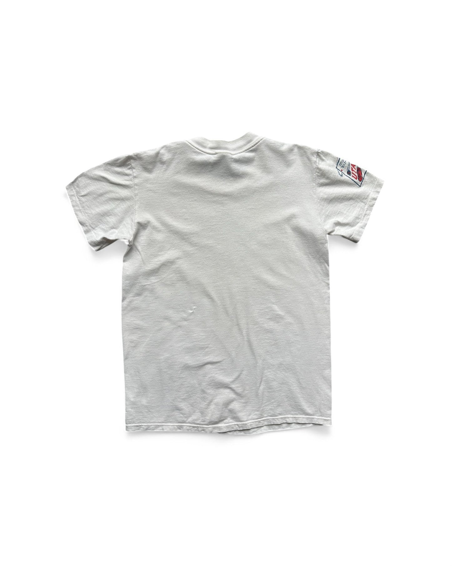 Vintage Canyon River Blues daisy print kids t shirt