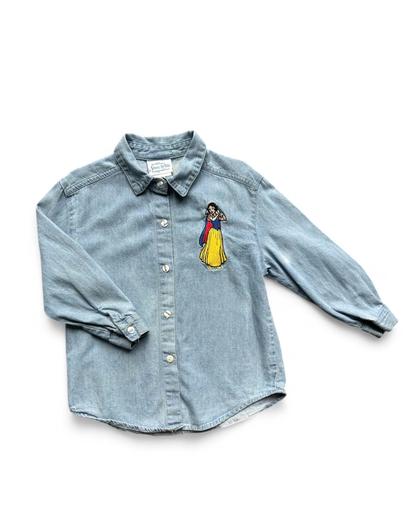 Vintage 90's Walt Disney Snow White denim kids shirt