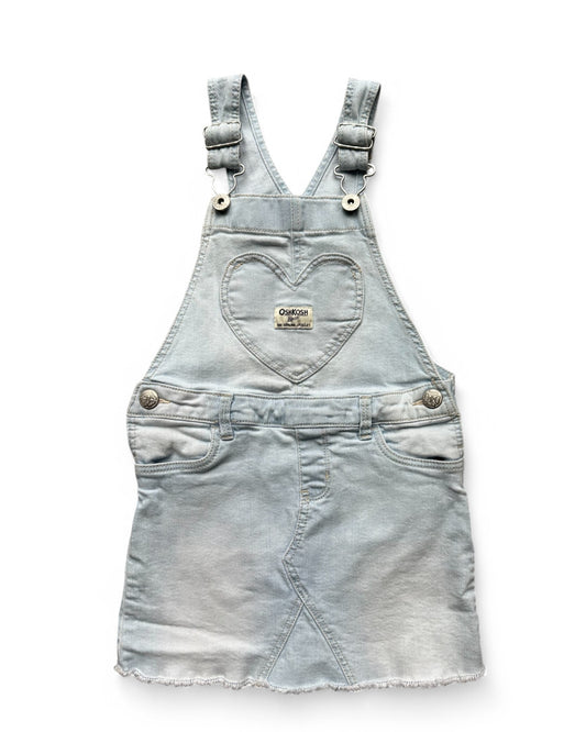 OshKosh B'Gosh bleach wash kids dungaree dress