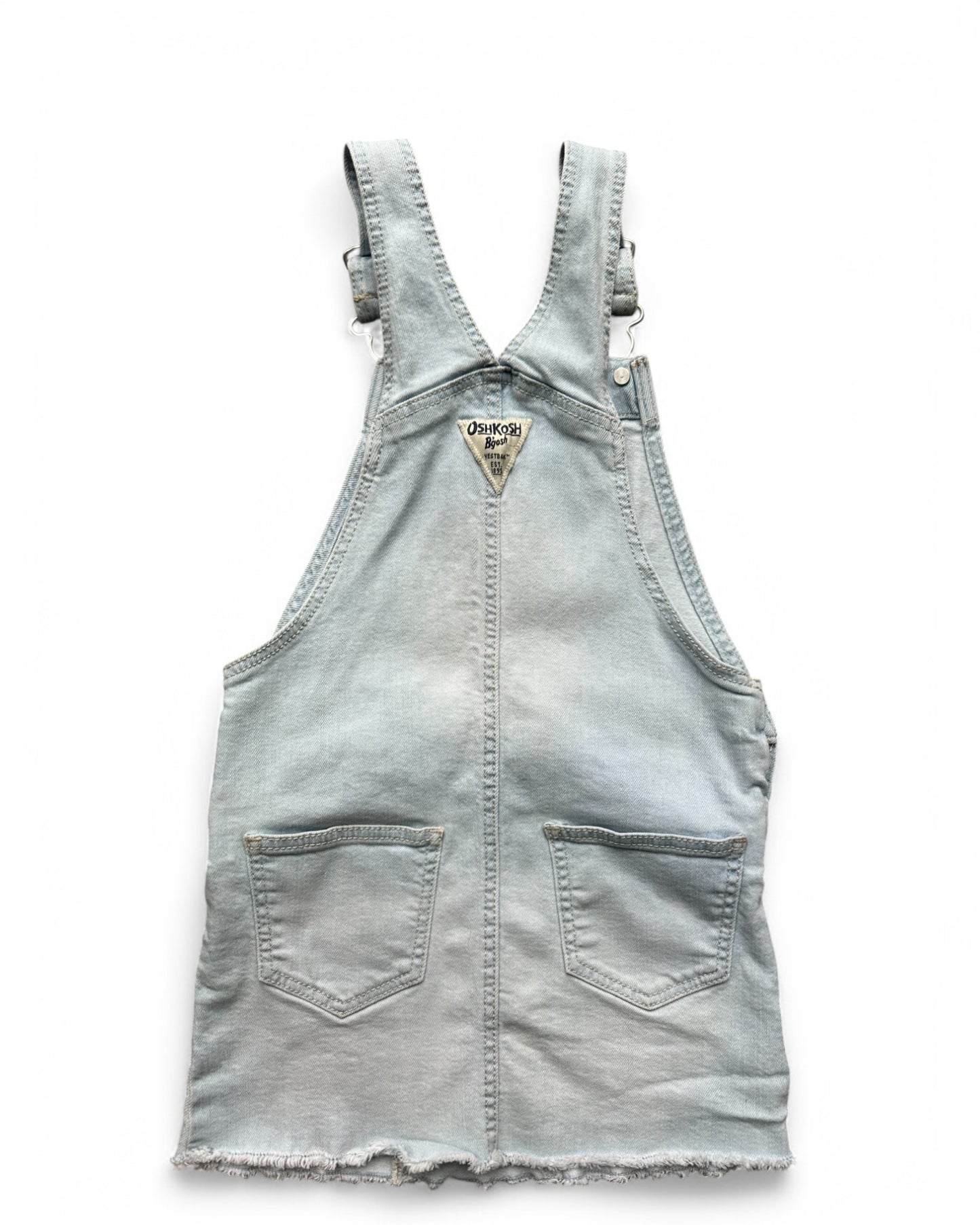 OshKosh B'Gosh bleach wash kids dungaree dress
