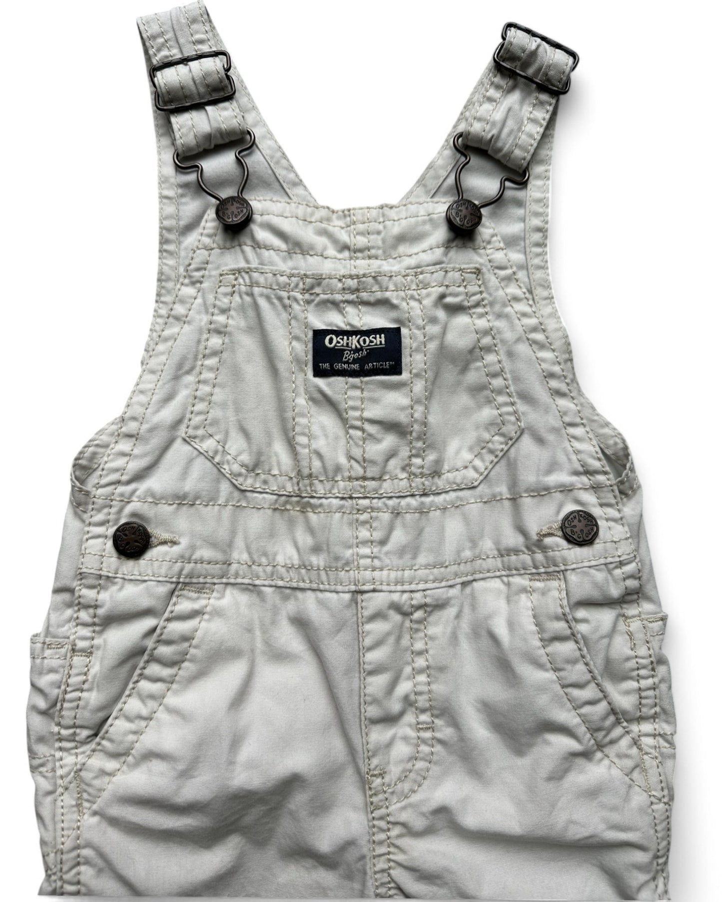 OshKosh B'Gosh cream toddler dungarees
