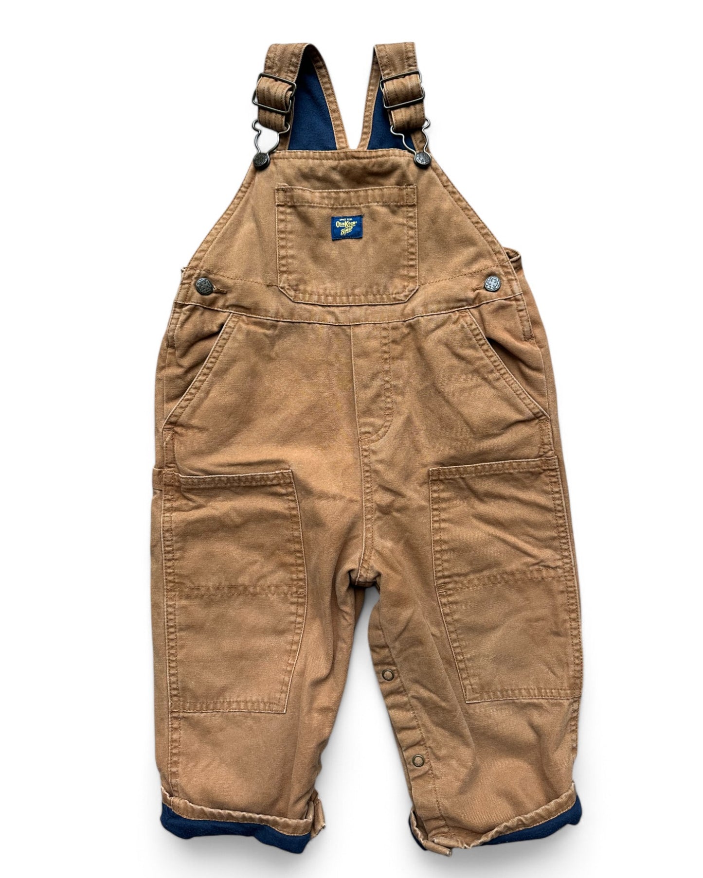 OshKosh B'Gosh vintage tan toddler dungarees
