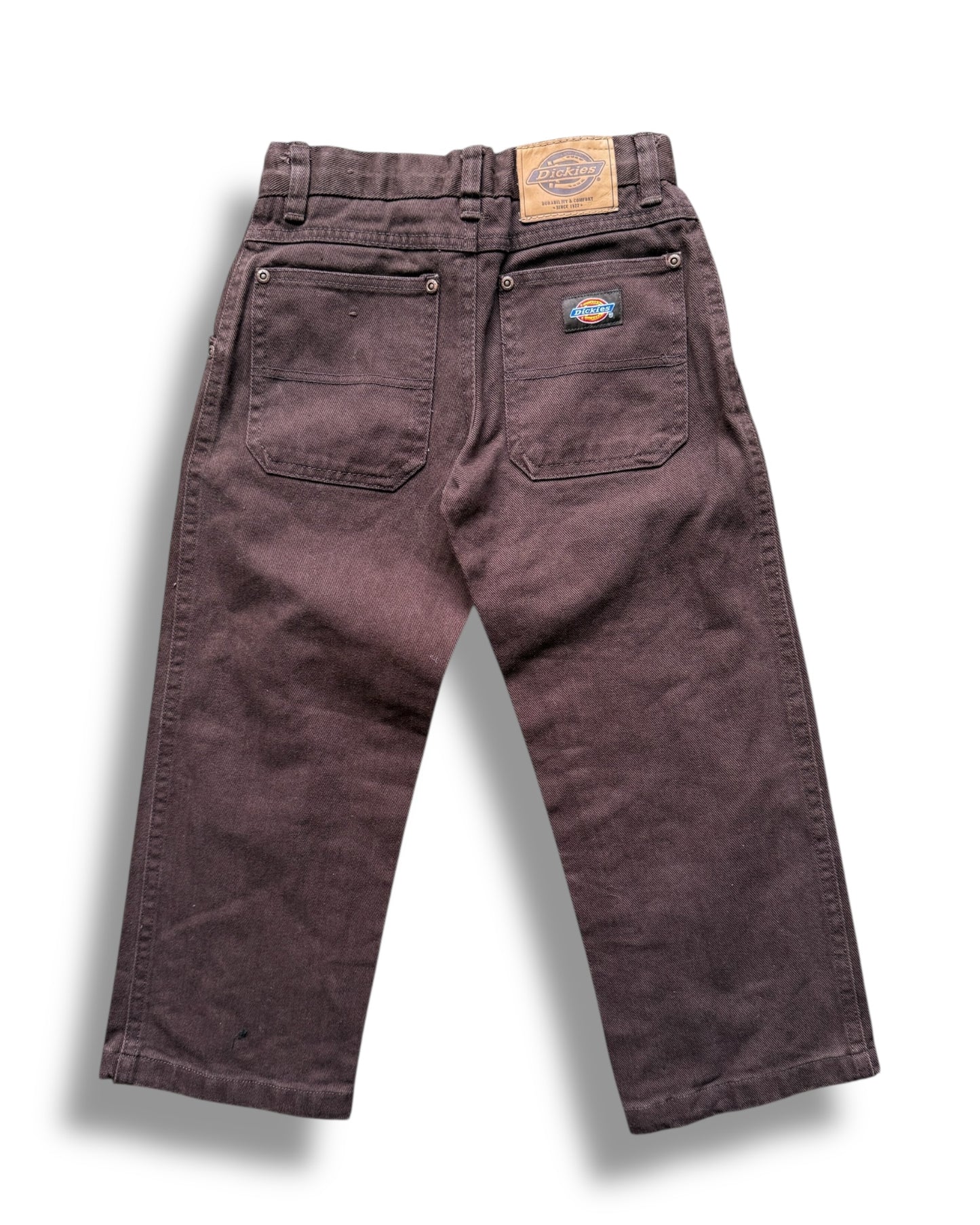 Dickies kids jeans in chocolate brown