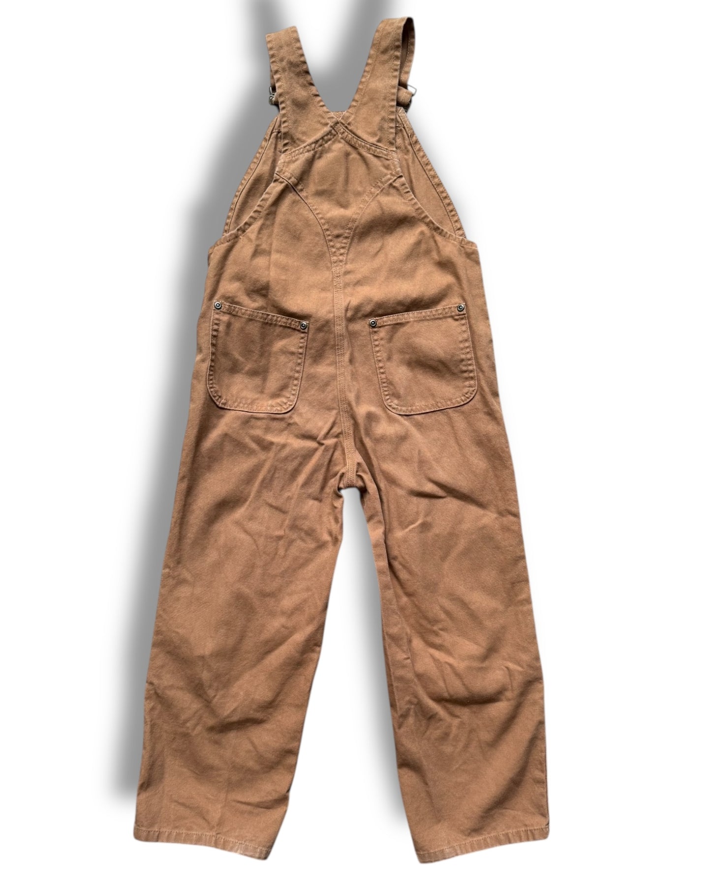 Carhartt kids workwear dungarees in tan