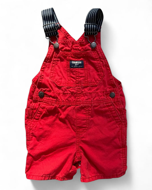 Oshkosh B'Gosh short red toddler dungarees