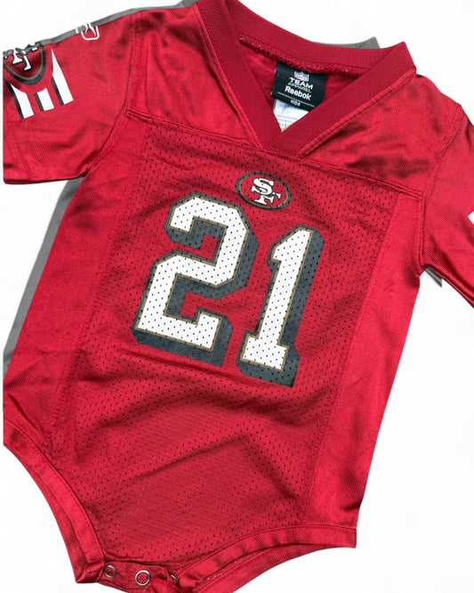 Reebok x NFL San Francisco 49ers vintage 'Gore' #21 baby jersey