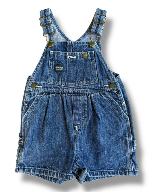 Osh Kosh B' Gosh vintage 90s short midwash dungarees