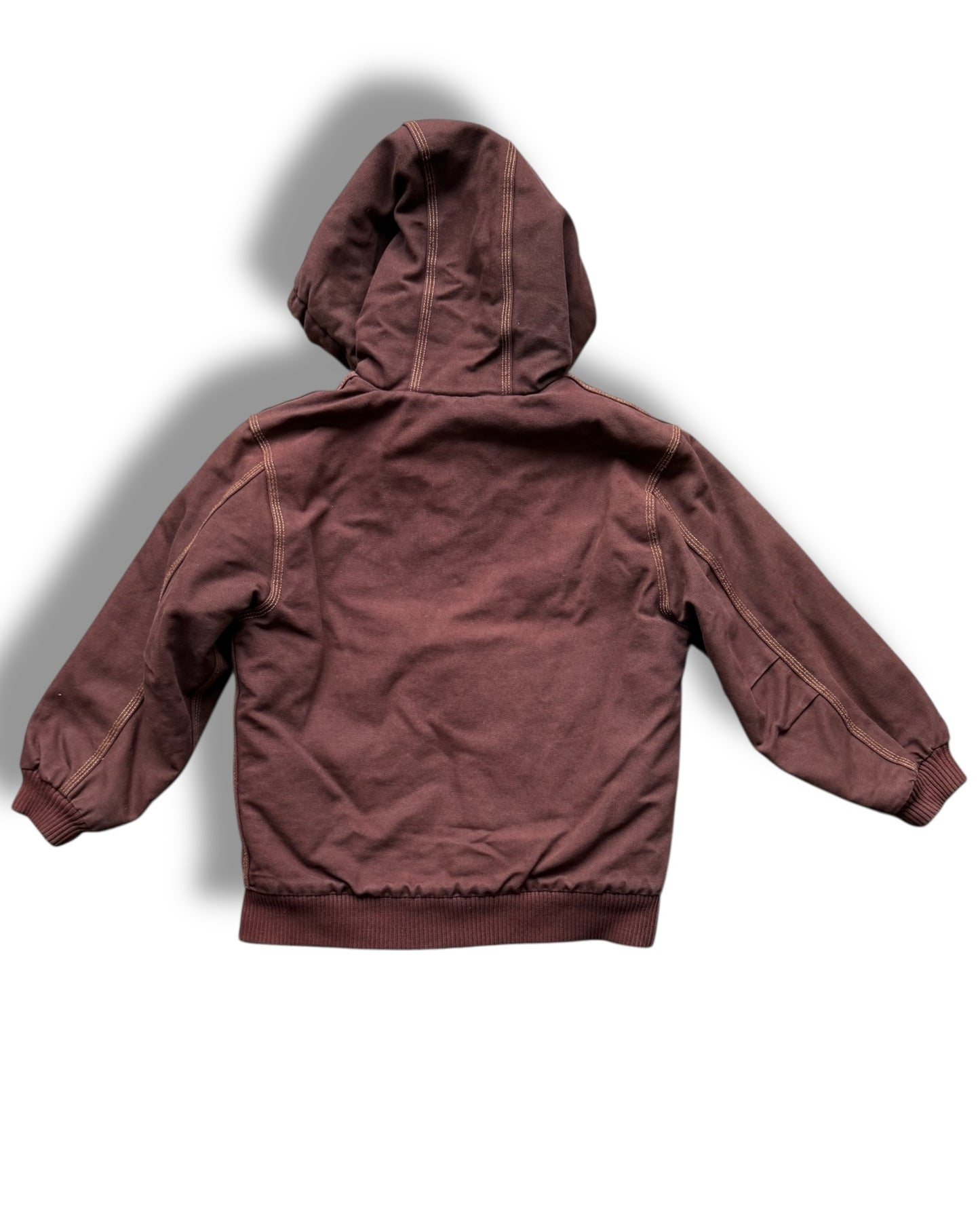 Carhartt kids active jacket in chocolate brown