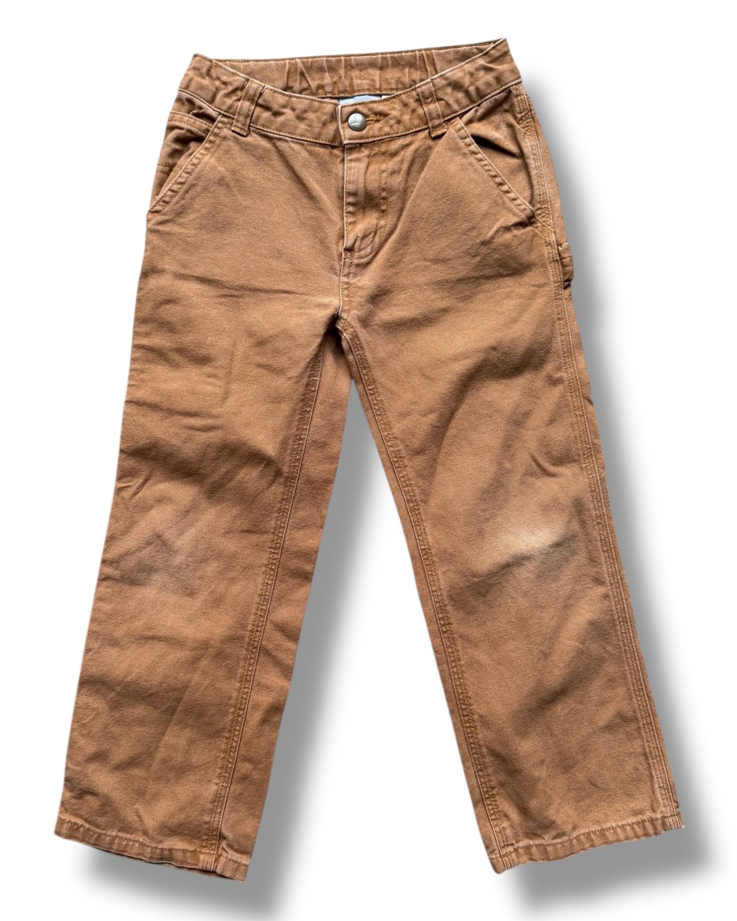 Carhartt kids carpenter jeans in tan