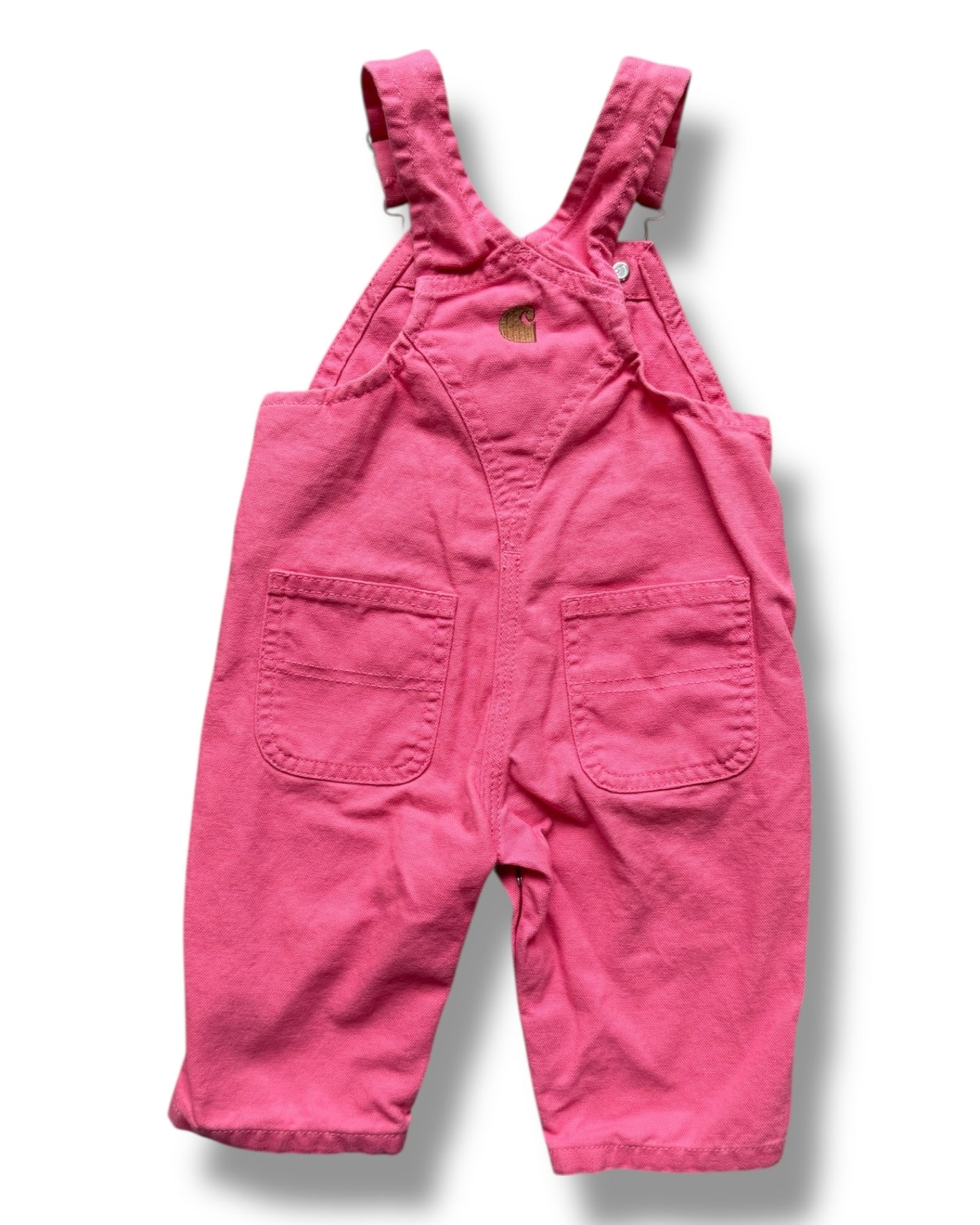 Carhartt baby workwear dungarees in bright pink