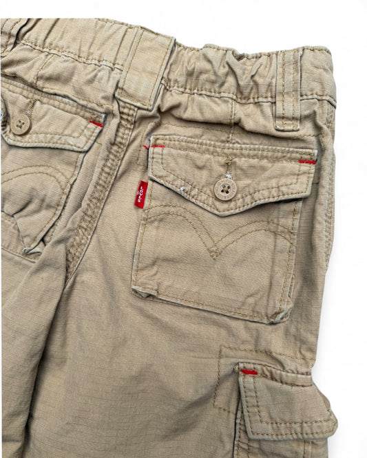 Levi's beige vintage cargo kids shorts