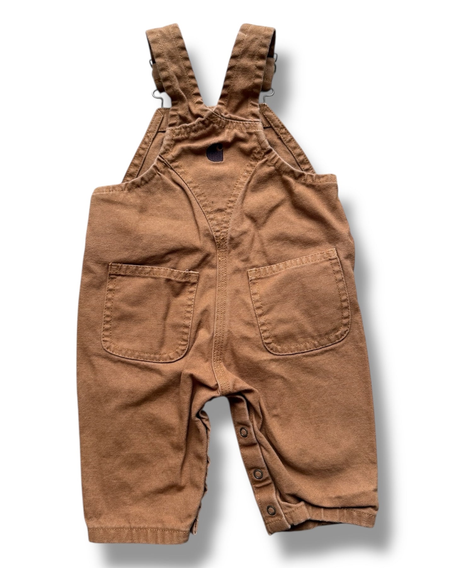 Carhartt baby workwear dungarees in tan