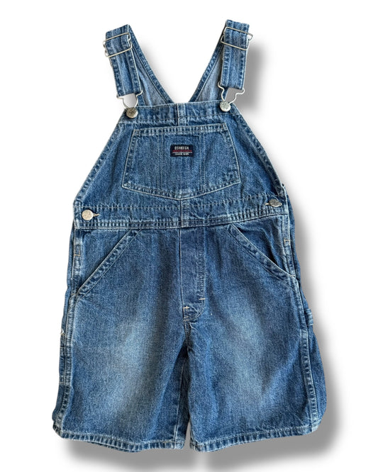 Osh Kosh B'Gosh vintage mid wash denim short kids dungarees