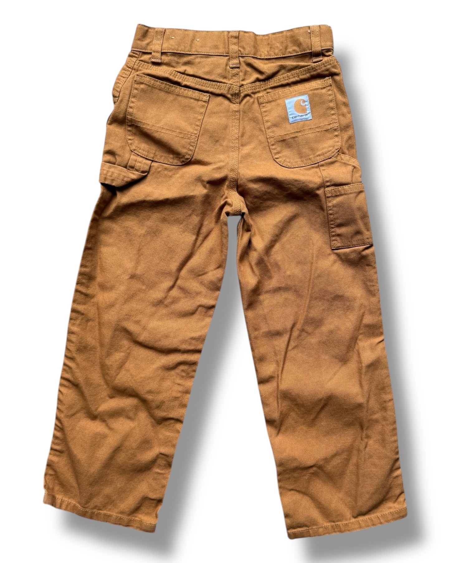 Carhartt kids carpenter jeans in tan