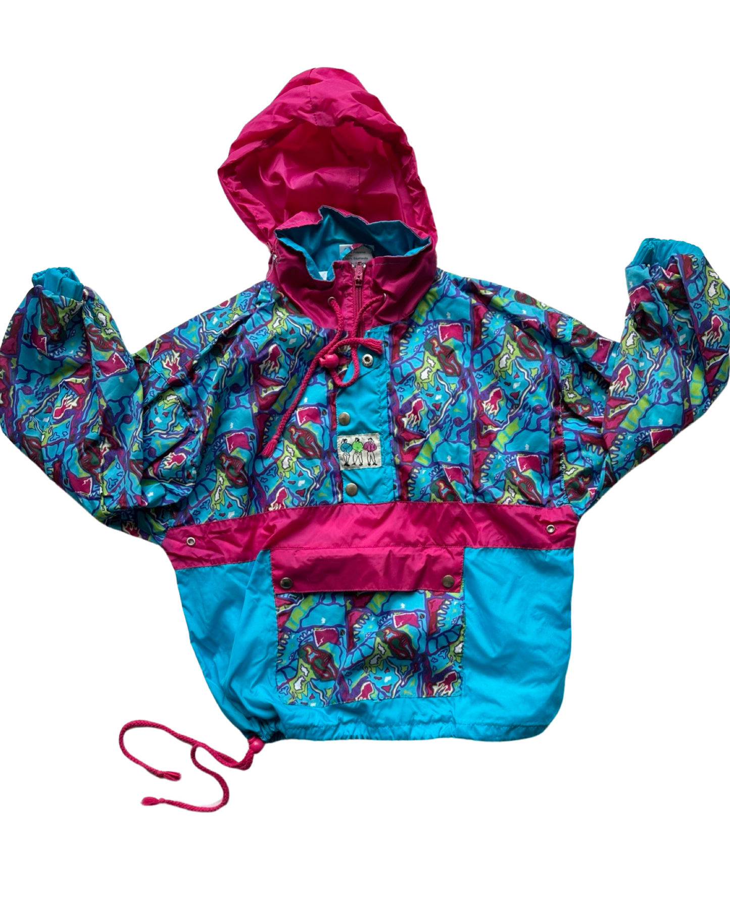 Vintage 80s Formicula abstract windbreaker (7-8yrs)