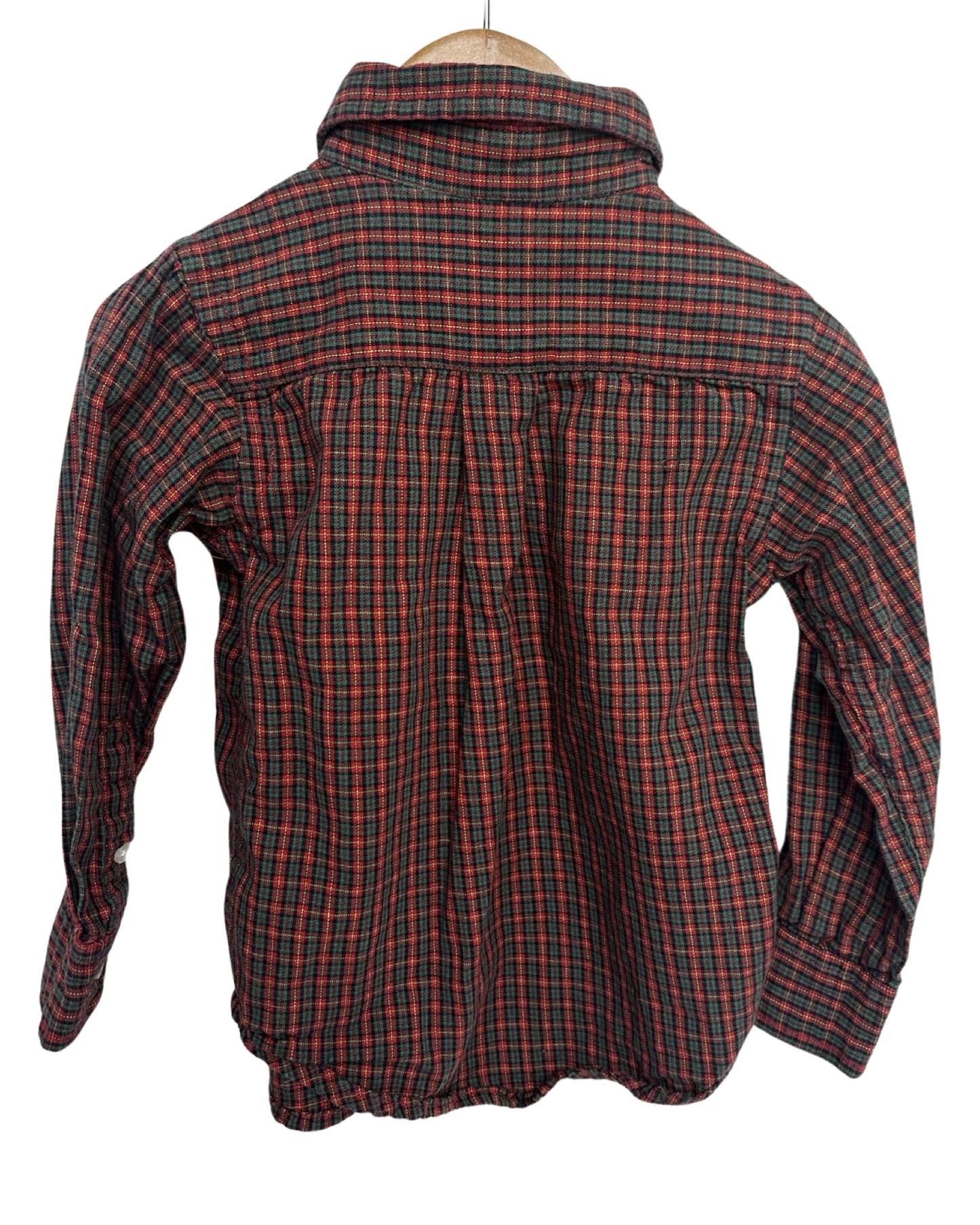 Wrangler vintage checked button down shirt (size 2-3yrs)