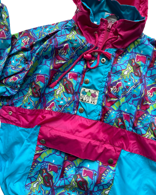 Vintage 80s Formicula abstract windbreaker (7-8yrs)