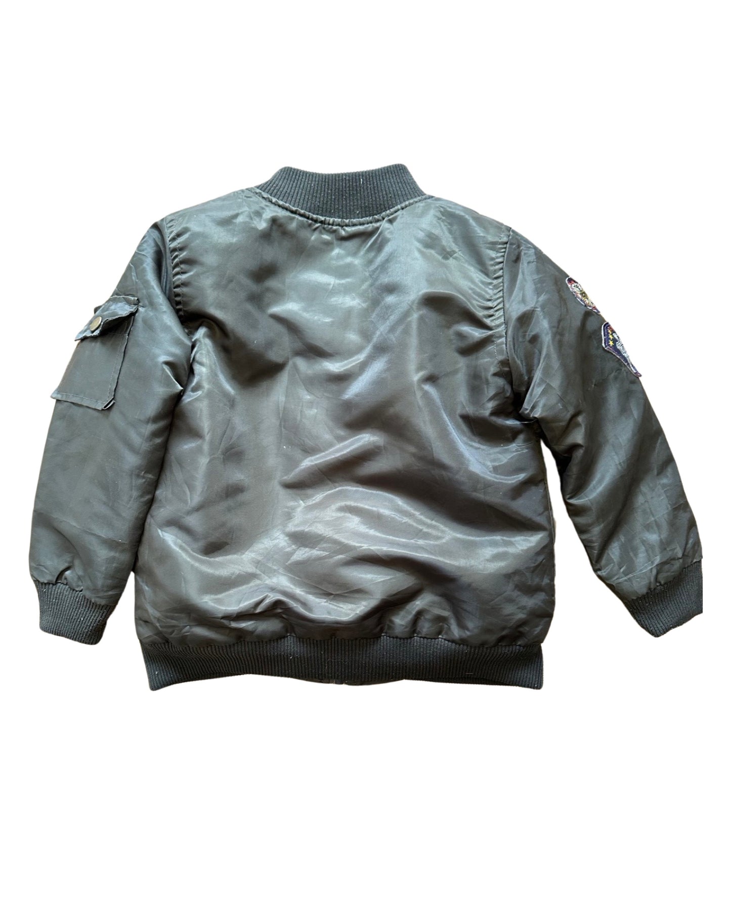 Vintage Boyz wear by Nanette khaki bomber (5-6yrs)