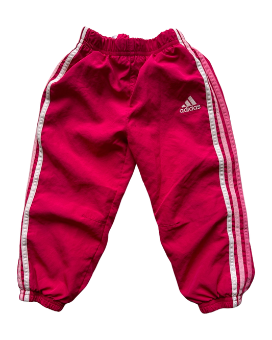 Vintage Adidas pink tracksuit bottoms (size 1-2yrs)