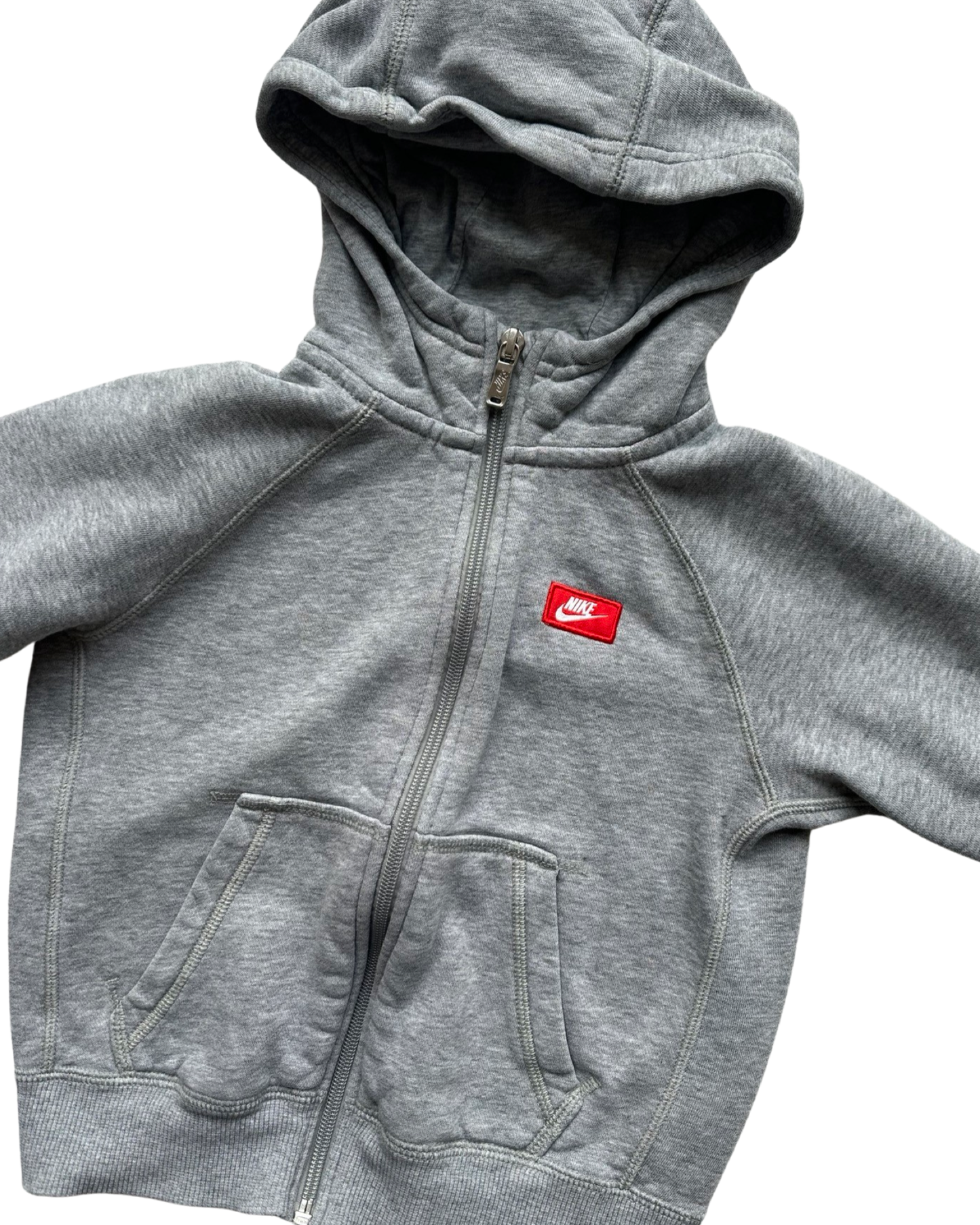 Nike grey jersey hoodie (4-5yrs)