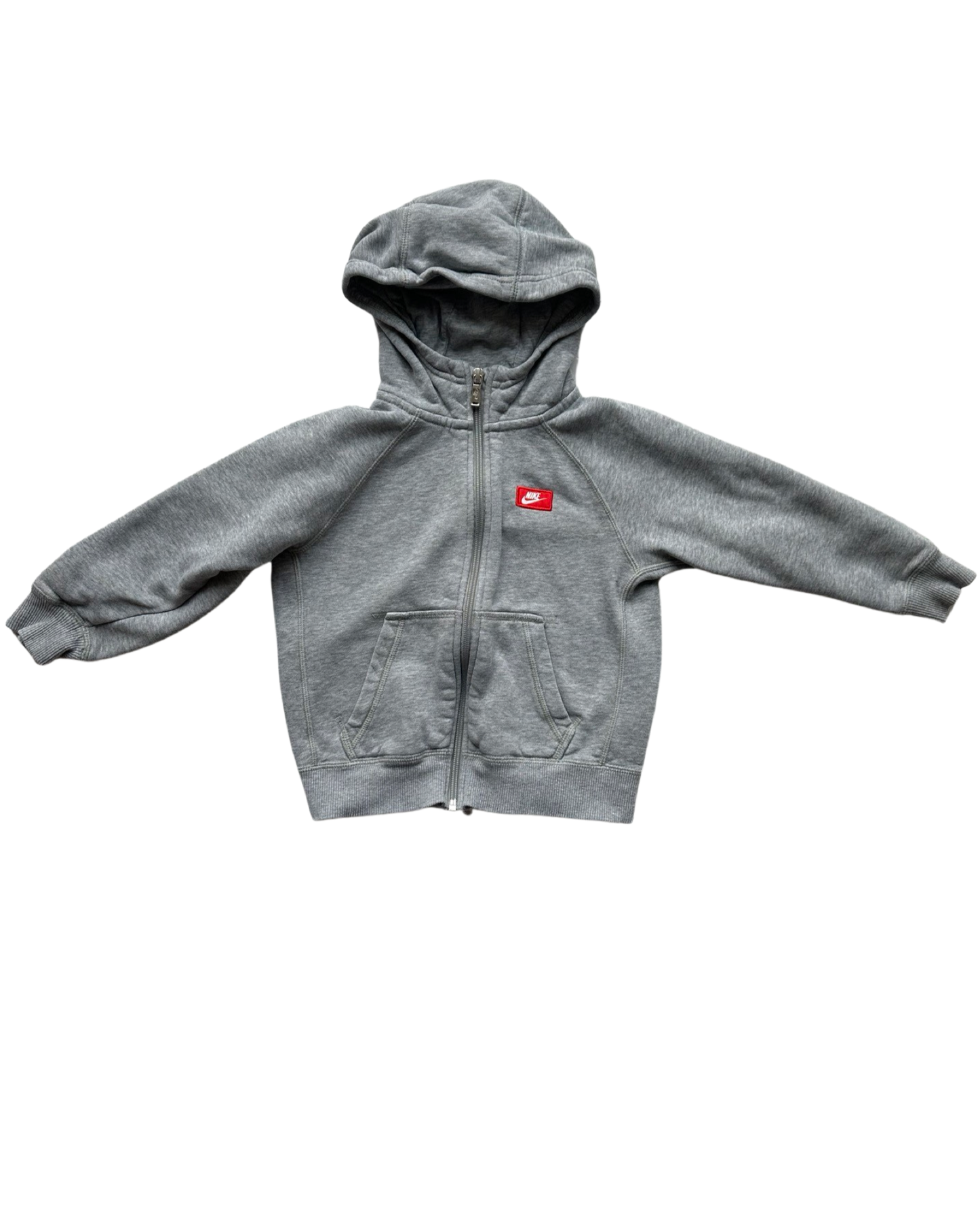 Nike grey jersey hoodie (4-5yrs)