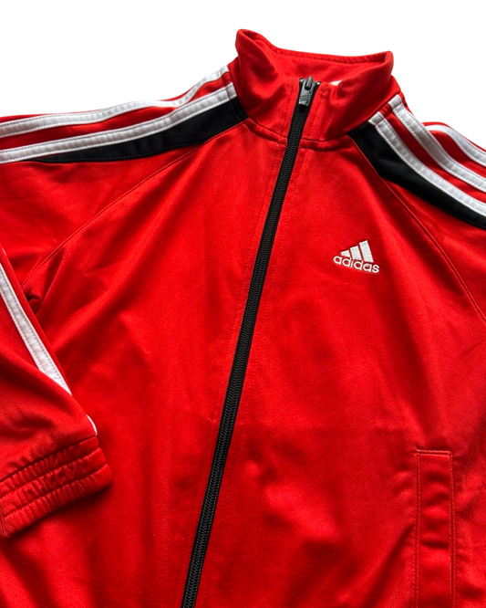 Vintage Adidas red track jacket (7-8yrs)