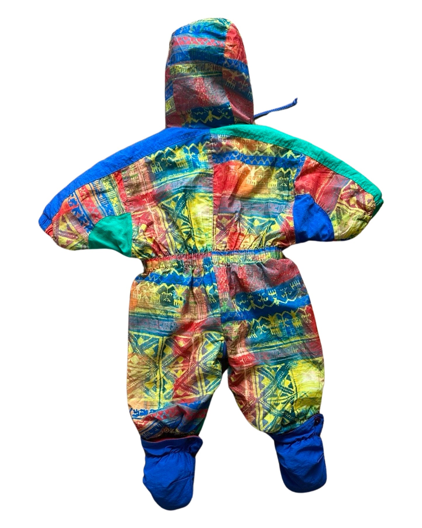 Vintage Impidimpi abstract print ski suit (6-9mths)