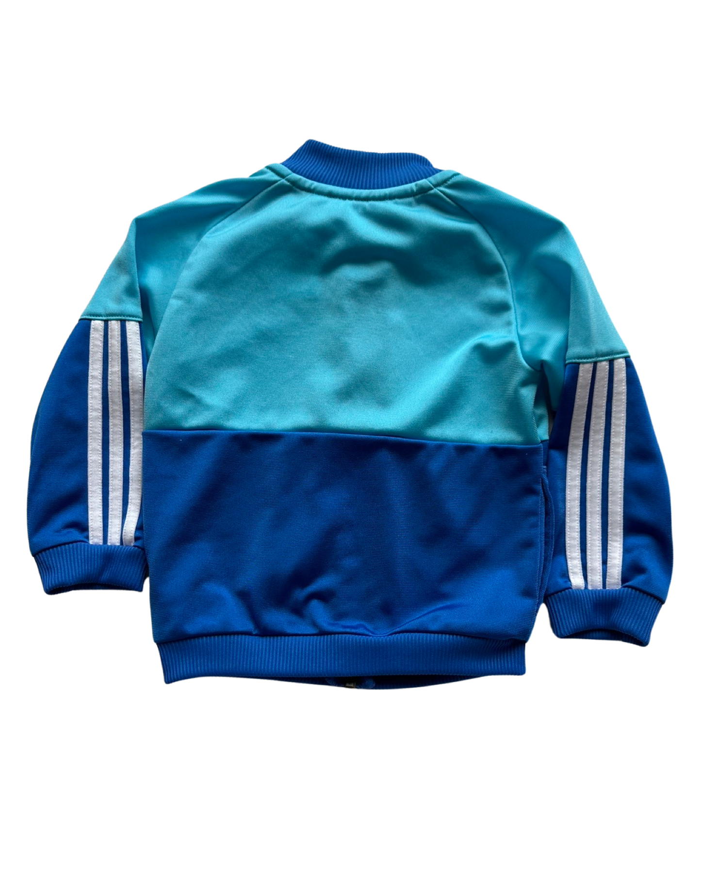 Vintage Adidas zip up track jacket in blue (12-18mths)