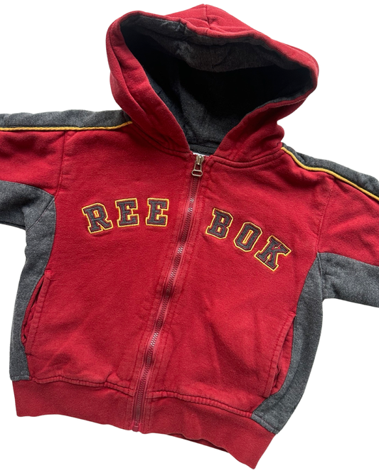 Vintage Reebok zip up hoodie (2-3yrs)