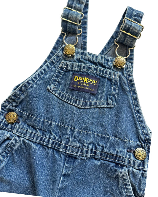 Oshkosh mid wash denim dungarees