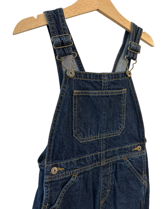 Vintage Wrangler dark wash dungarees (4-5yrs)