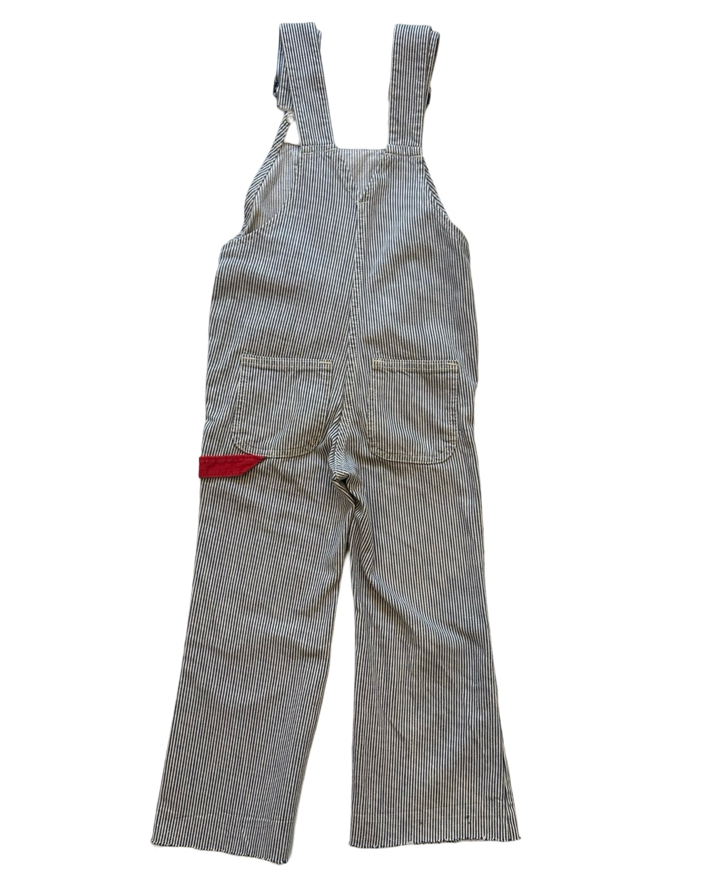 Vintage GWC striped overalls (4-5yrs)