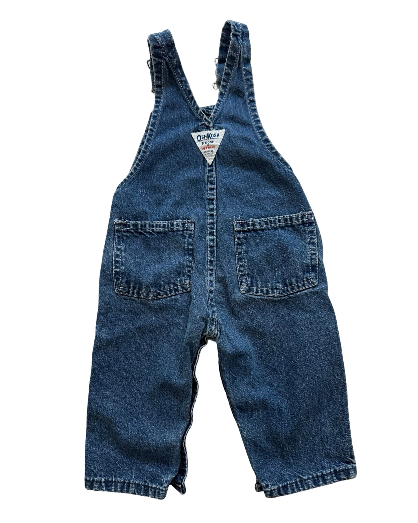 Oshkosh mid wash denim dungarees
