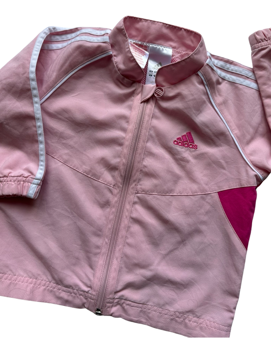 Vintage Adidas pink track jacket (12-18mths)