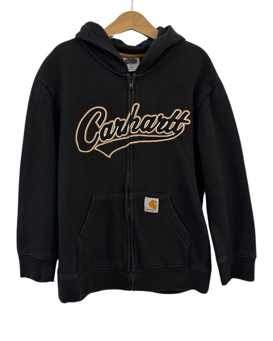 Vintage Carhartt black zipped hoodie (9-10yrs)