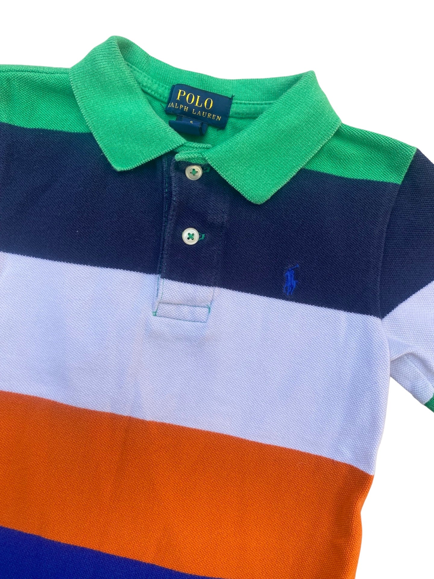 Ralph Lauren striped kids preloved Polo Shirt