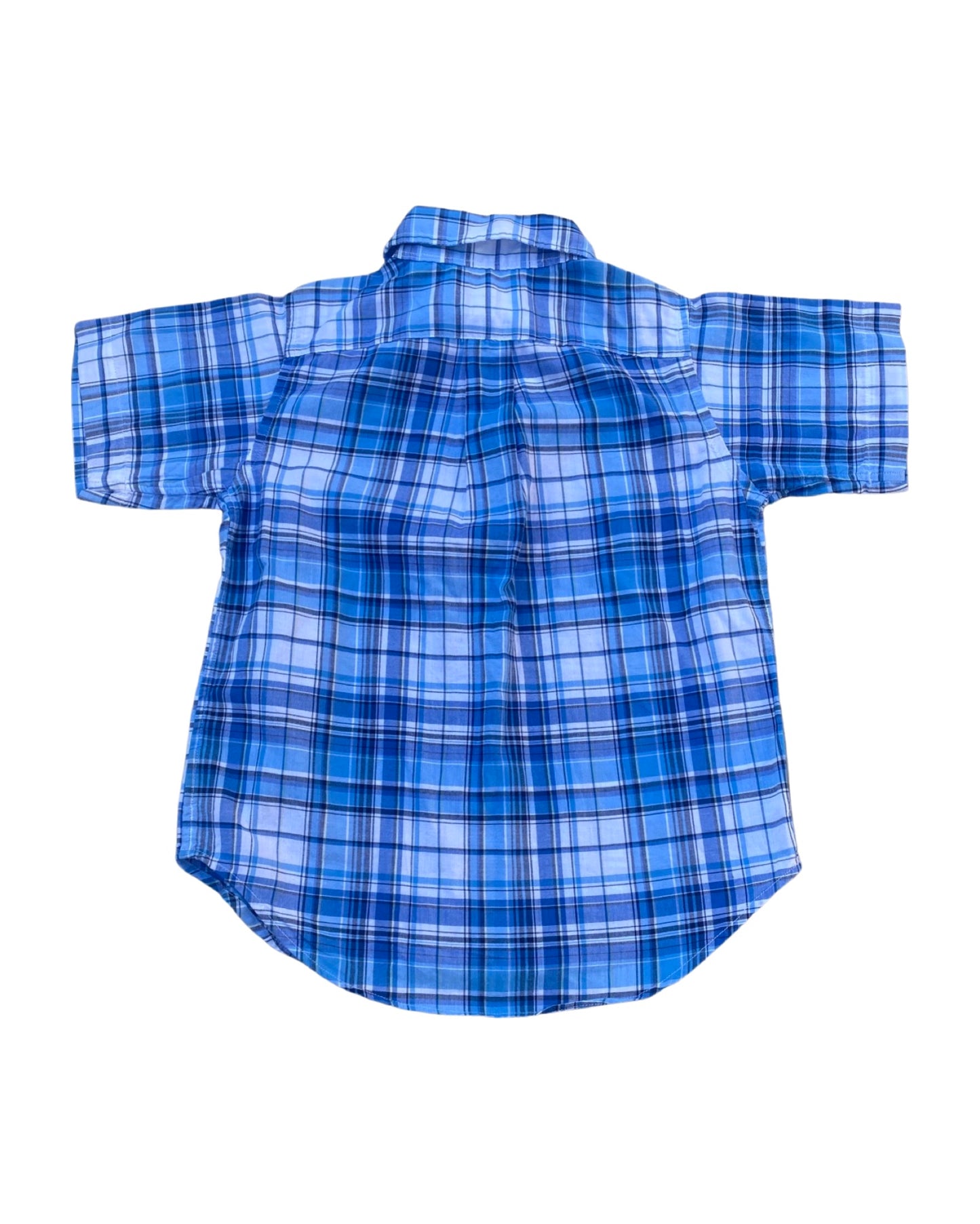Ralph Lauren short sleeved checked cotton shirt