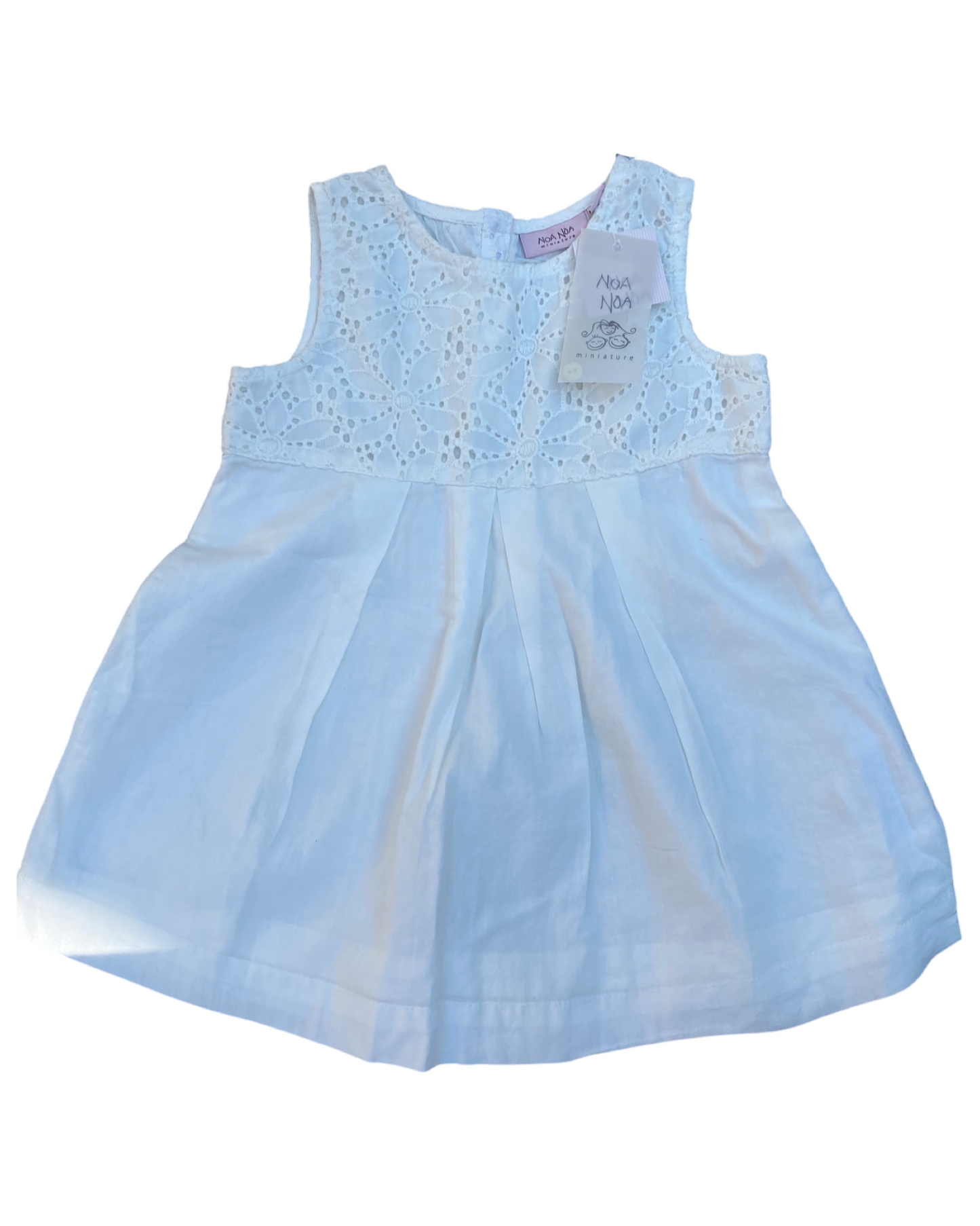 Noa Noa minature cream cotton baby dress (6-9mths)