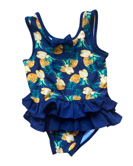 Rachel Riley pineapple print swimsuit (size 2-3yrs)