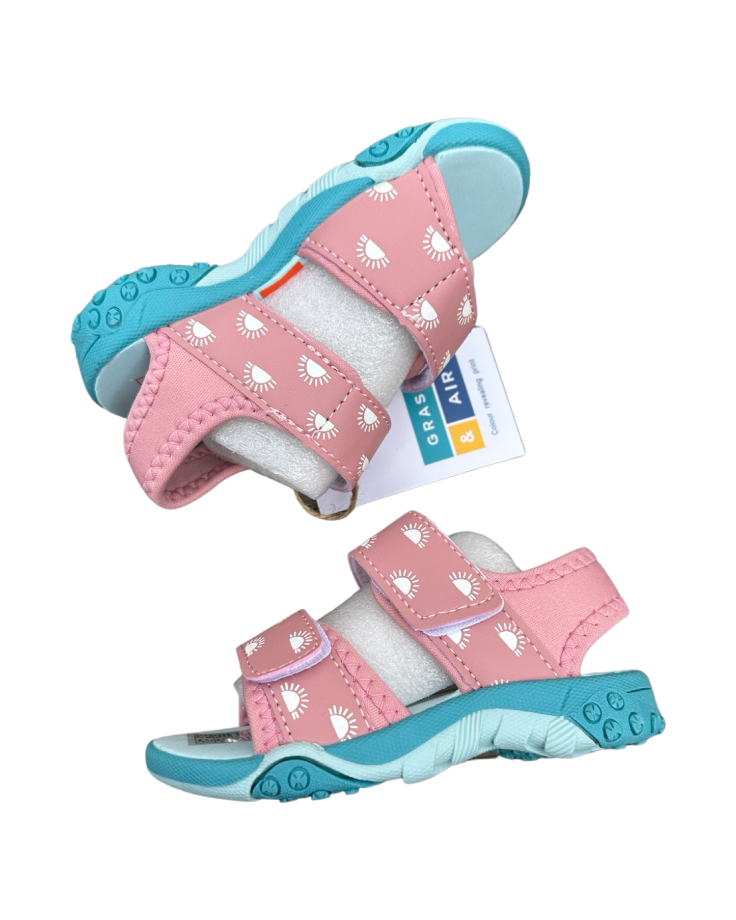 Grass & Air colour changing sandals